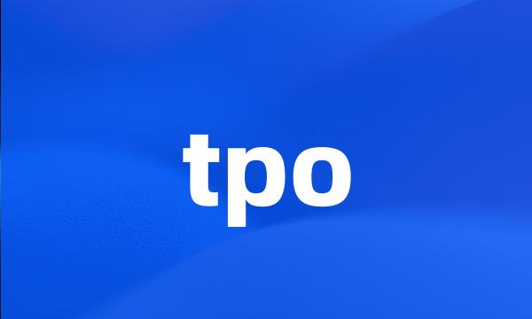 tpo