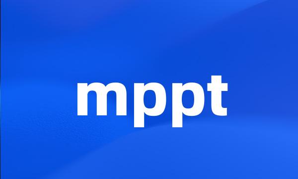 mppt