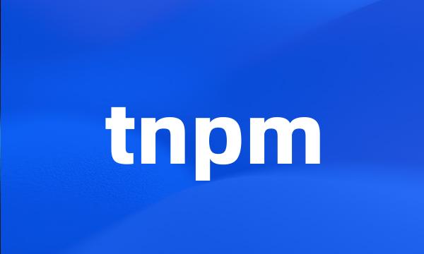 tnpm