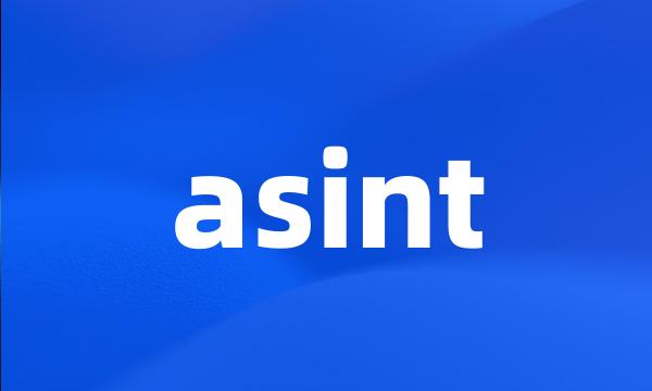 asint