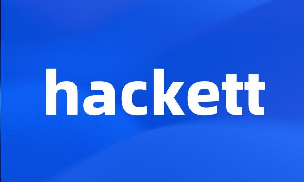 hackett