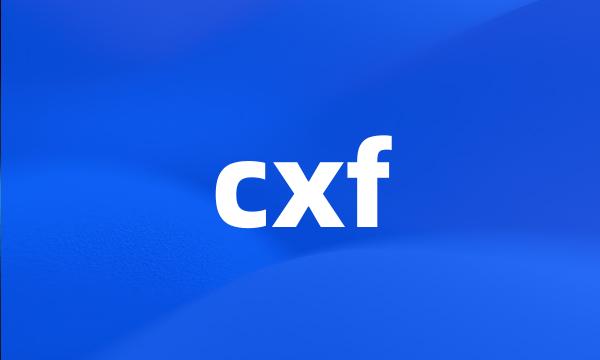 cxf