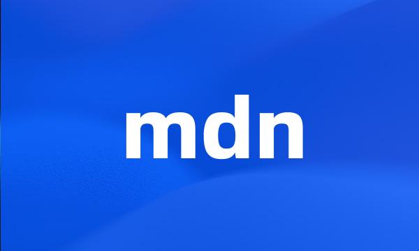 mdn