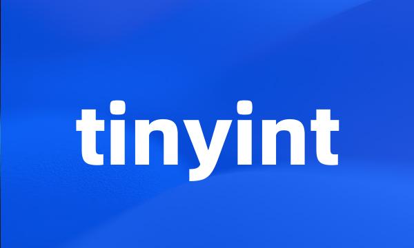 tinyint