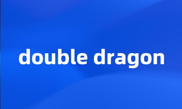 double dragon