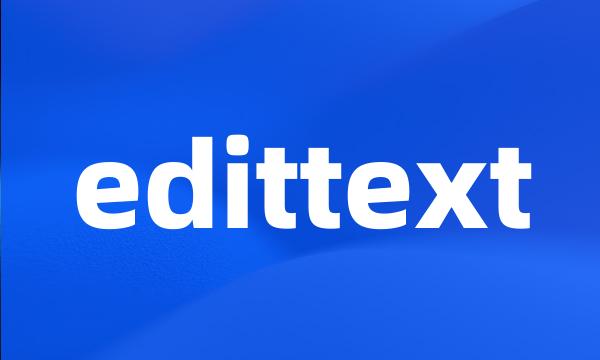 edittext