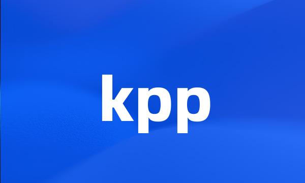 kpp