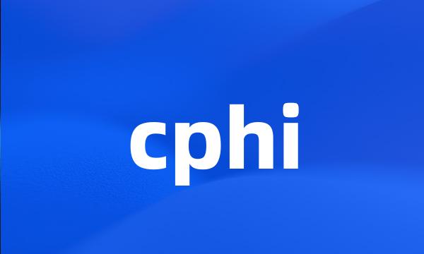 cphi