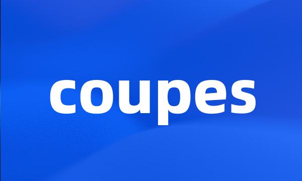 coupes