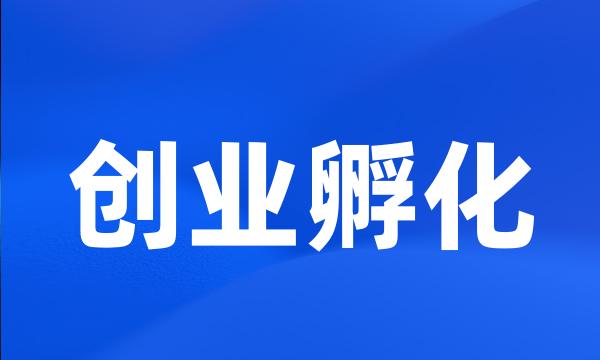 创业孵化