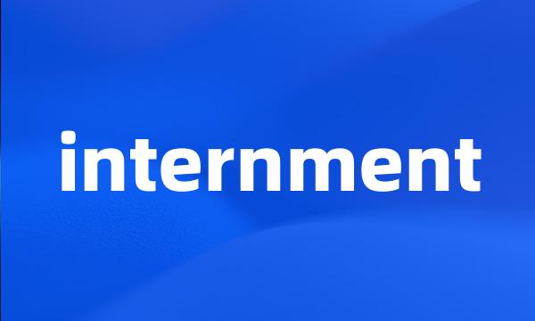 internment