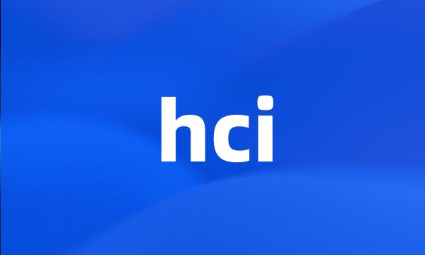 hci