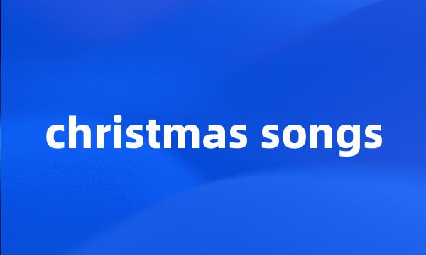 christmas songs