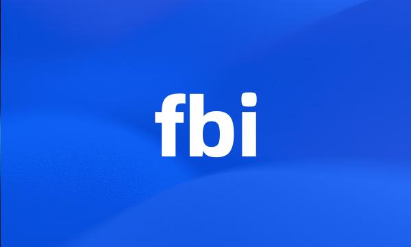 fbi