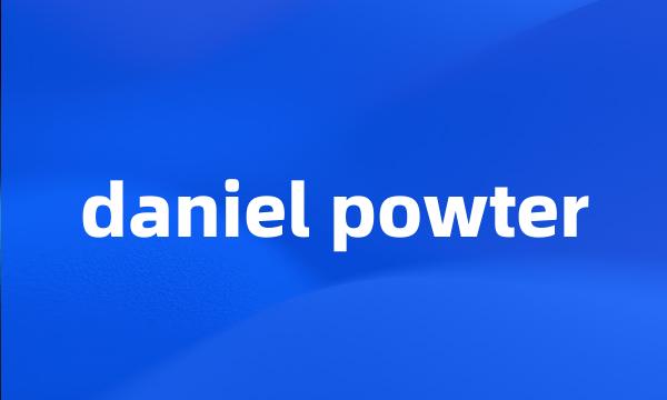 daniel powter