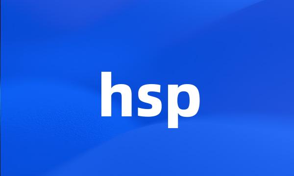 hsp