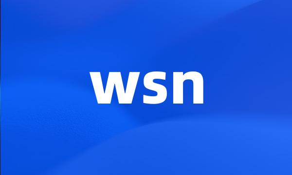 wsn