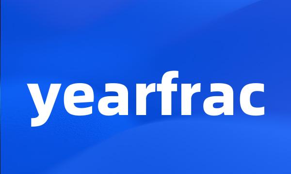 yearfrac