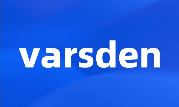 varsden