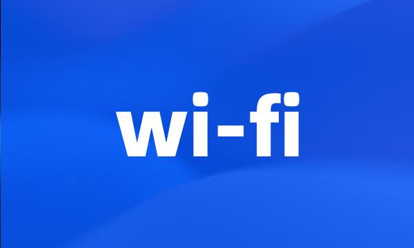 wi-fi