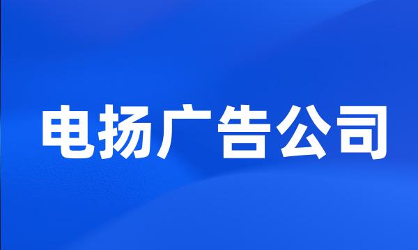 电扬广告公司