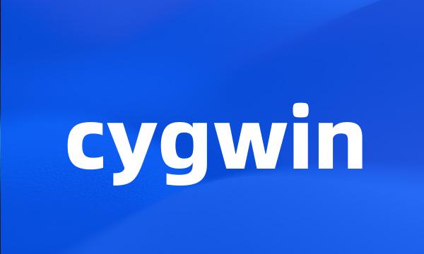 cygwin