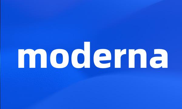 moderna