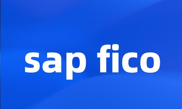 sap fico