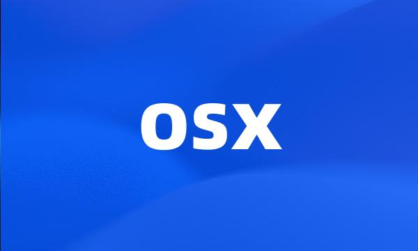 osx