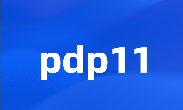 pdp11