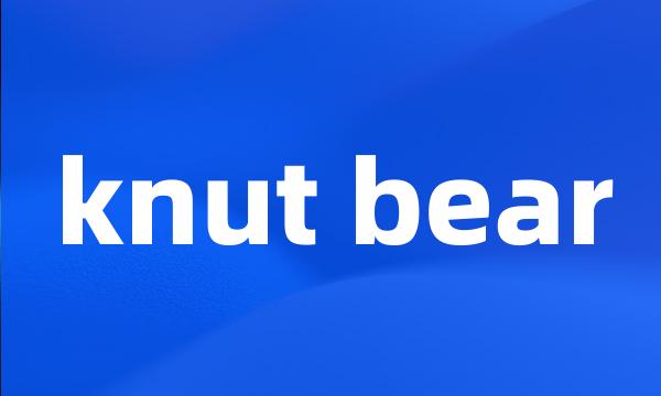 knut bear