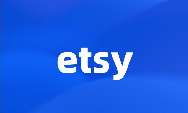 etsy