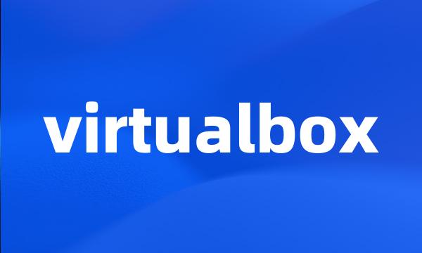 virtualbox