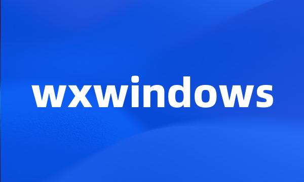 wxwindows