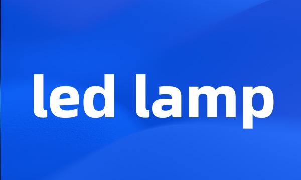 led lamp