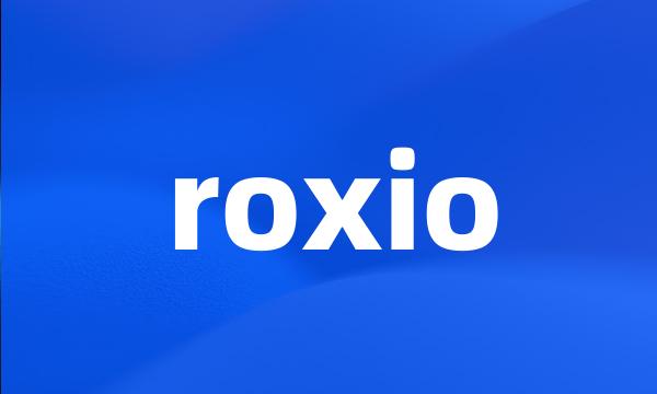 roxio