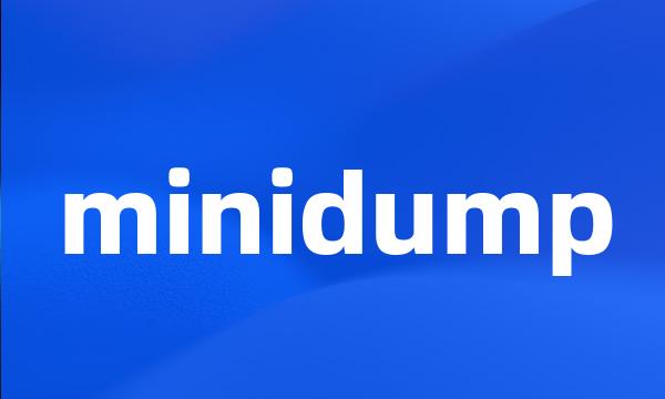 minidump