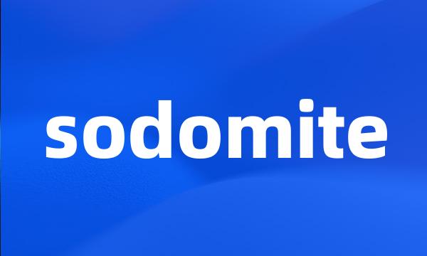 sodomite