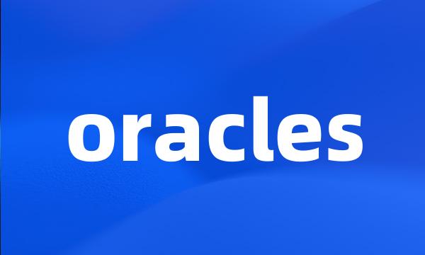 oracles