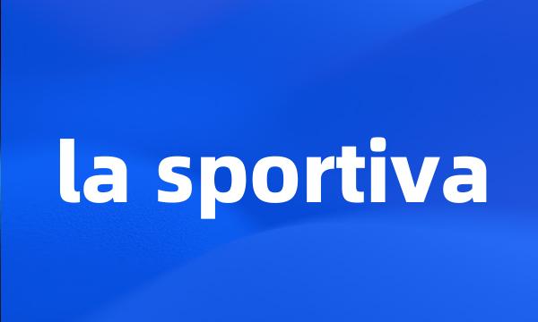 la sportiva