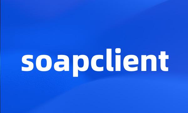 soapclient