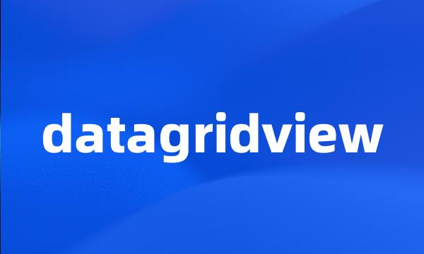 datagridview