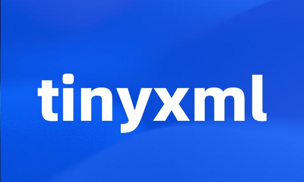 tinyxml