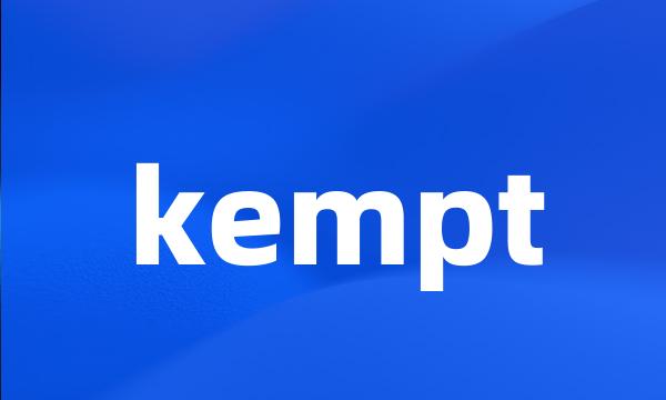 kempt