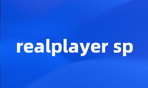 realplayer sp