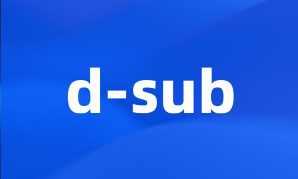 d-sub