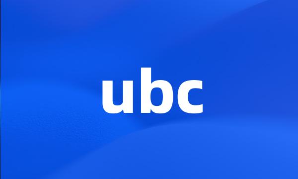 ubc