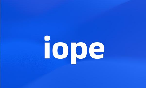 iope