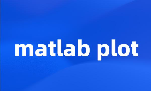 matlab plot