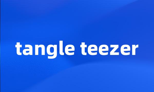 tangle teezer